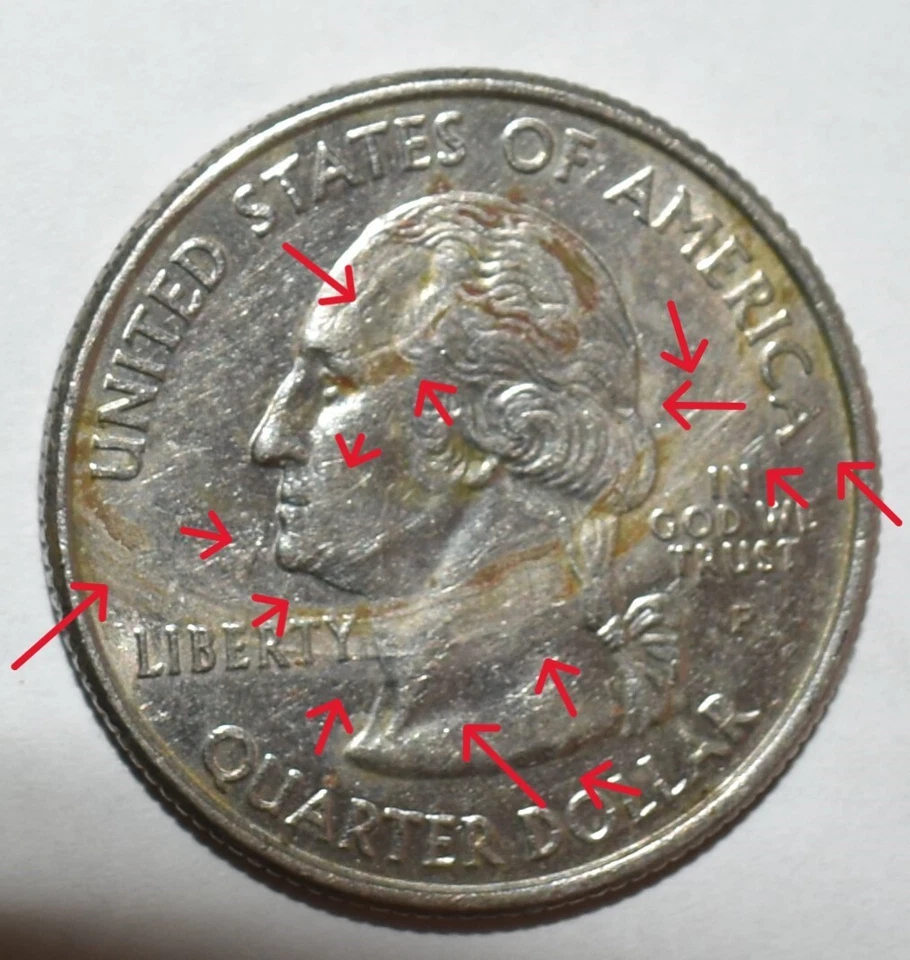 2003 P Hellen Keller Commemorative State Quarter Alabama Error - Image 4 of 4