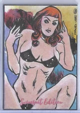 5FINITY Swimsuit Edition Sketch Card David Lee SciFi Cards Exclusive