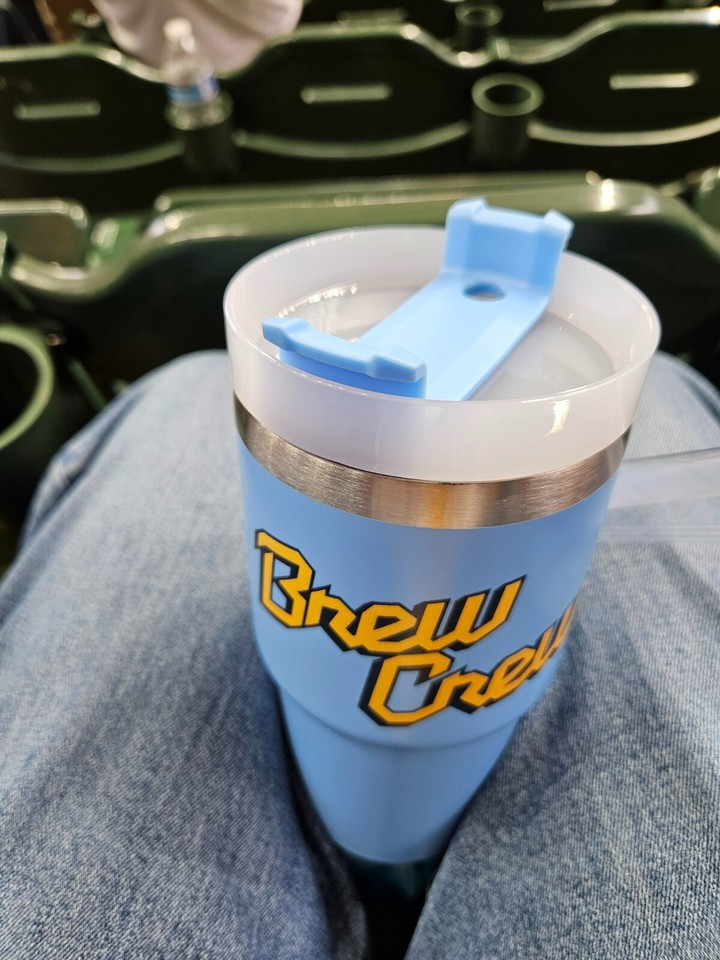 2024 MILWAUKEE BREWERS BLUE BREW CREW CITY CONNECT TUMBLER SGA NEW IN