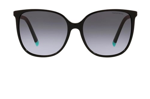 AUTHENTIC TIFFANY TF4184 80013C BLACK W/ GRADIENT GREY 57MM NEW Sunglasses - Picture 2 of 3