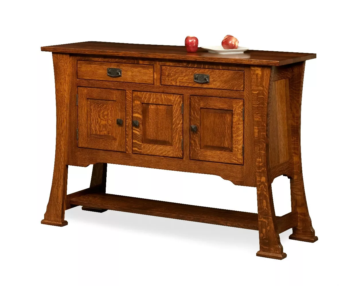 Amish Arts Crafts Mission Dining Room Sideboard Server Solid Wood