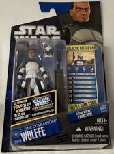 Hasbro Star Wars Clone Wars Clone Commander Wolffe 3 3 4 Figure CW48 Sealed
