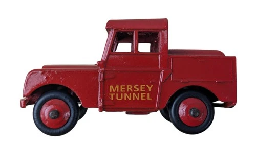 Dinky Toys Mersey Tunnel Police Van Model Vintage Red Diecast Vehicle