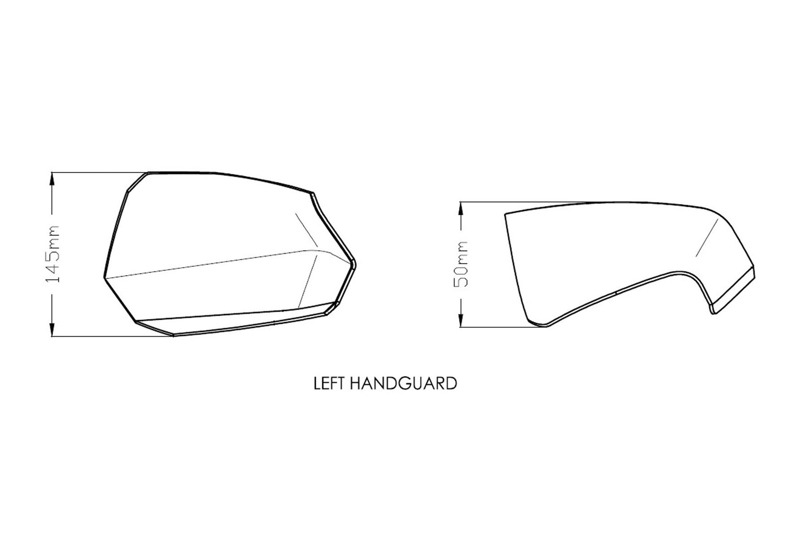 Puig Clear Handguards Yamaha TMAX 530 DX 2017-2019