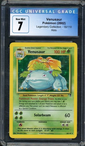Venusaur graded CGC 7 for sale on eBay