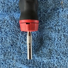 Snap-on kurzer Spezialeins&auml;tze Schraubendreher SSDMR1A * schwarz/rot HARTER GRIFF