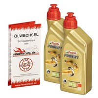 Kawasaki KFX 700, Bj. 04-09 ; ÖL Castrol Power1 10W40 - 2 Liter MotoröL