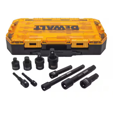 New !DEWALT 3/8 in. and 1/2 in. Drive Impact Accessory Set (10-Piece), DWMT74741