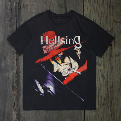 Vintage Hellsing Alucard Anime Vampire T-Shirt S-5XL