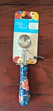 Pioneer Woman Cookie Dropper Keepsake Floral Stainless Steel New