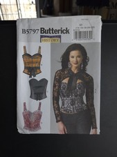 Butterick Making History Corset, Sash  Shrug Pattern 5797 Misses' 14-22 Uncut