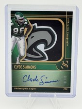 2025 Panini Shilouttee NFL Clyde Simmons Auto 6/10 Philadelphia Eagles