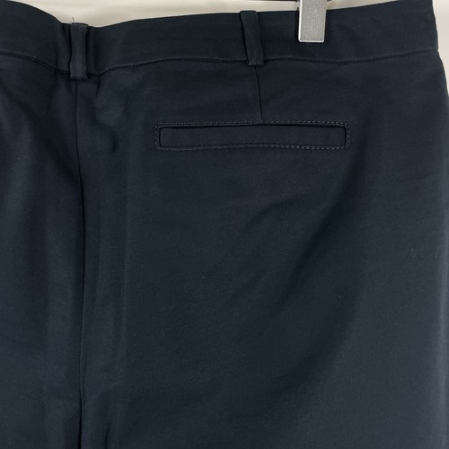 Michael Kors Zipper Pocket Straight Pants Women's Size 14 Navy Stretch - Picture 9 of 13