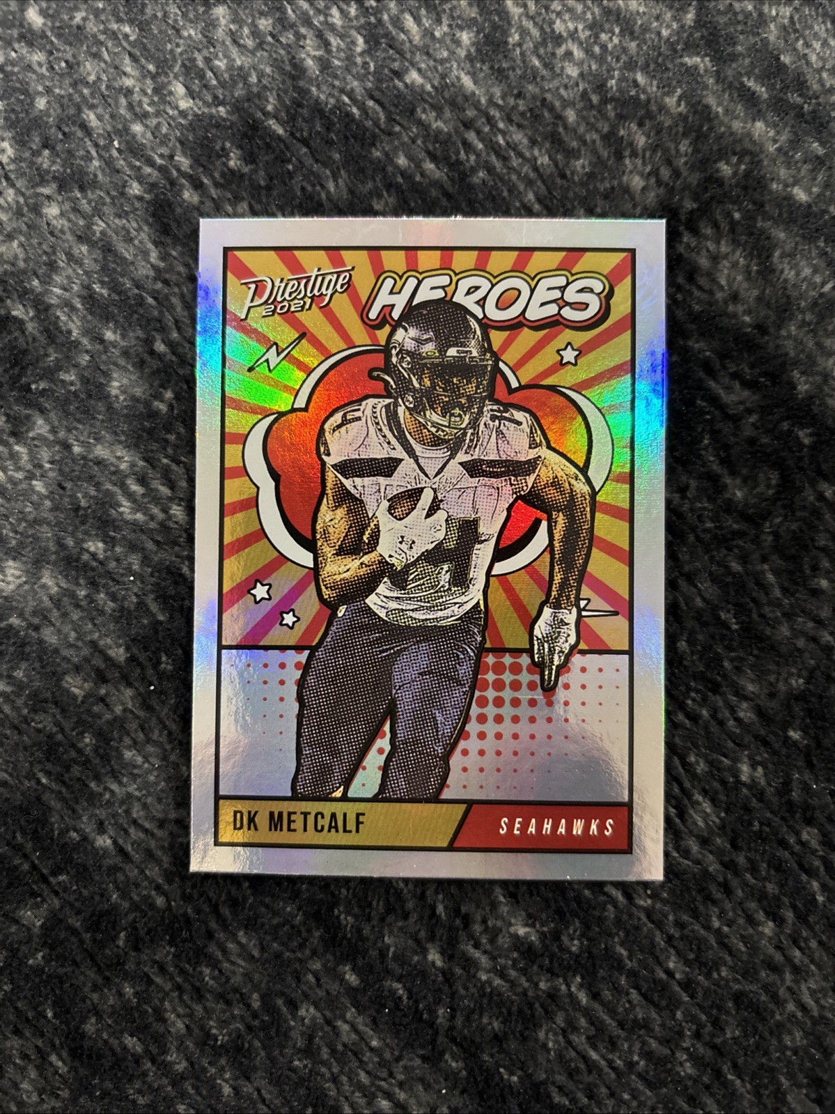 2021 Panini Prestige - Heroes DK Metcalf #HE-12 Seahawks/Steelers