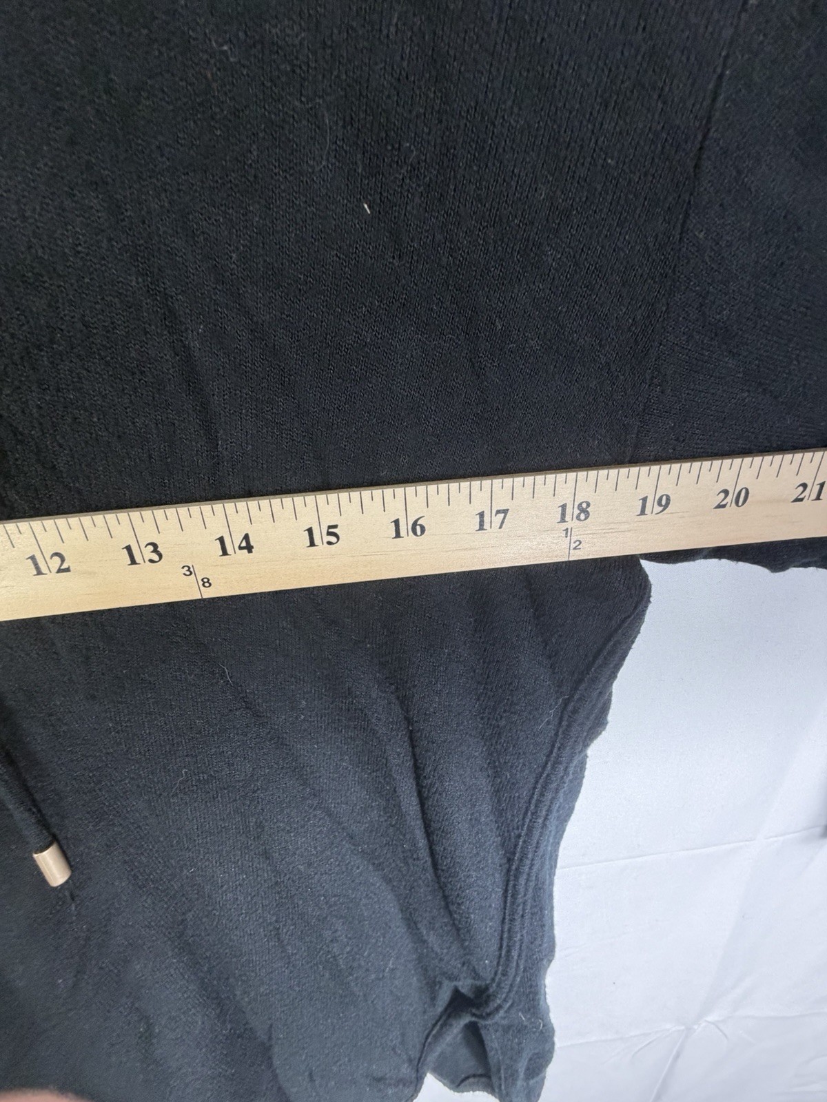 Ruby Rd Women’s Black Solid Hacci Knit Top Cowl N… - image 7