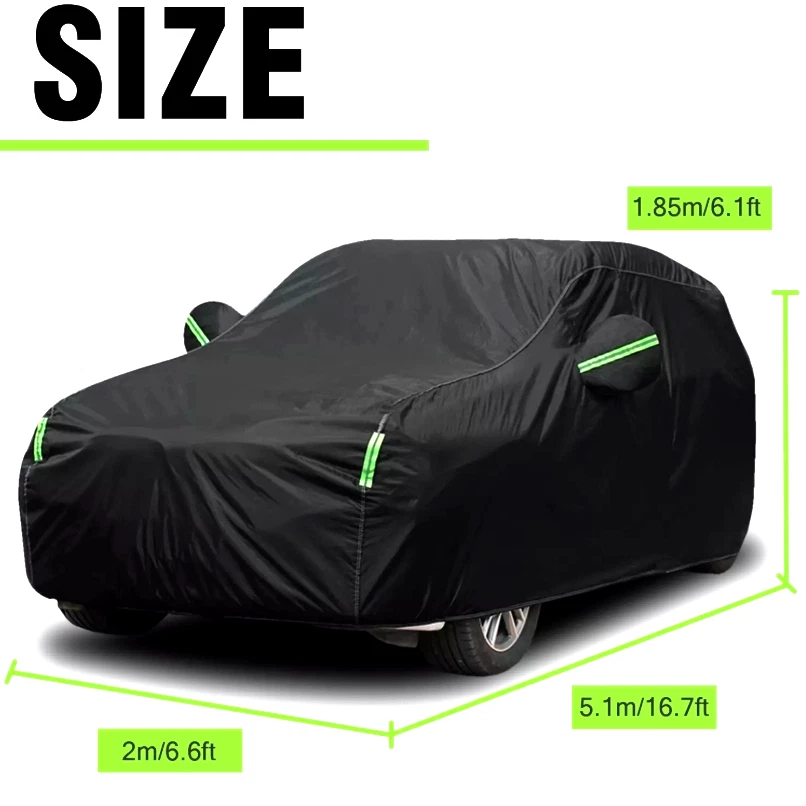 For Nissan Pathfinder Full Car Cover Outdoor Dust Sun UV All Weather Protection Foto 2 de 4