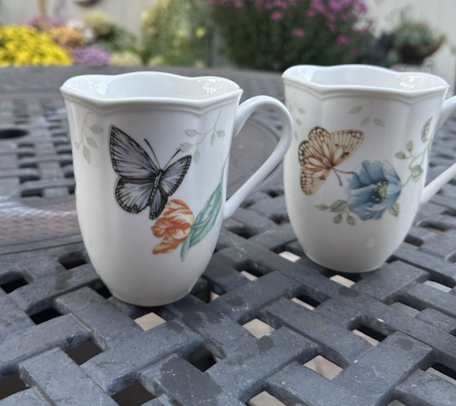 3er Set Lenox Butterfly Meadow 4,25" große Kaffeetassen - Bild 6 von 9