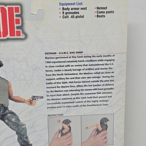 G.I. Modellino Joe Grenade Thrower Corpo dei Marines degli Stati Uniti nuovo 1999 - Foto 5 di 13
