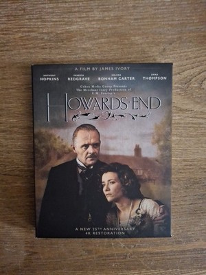 Howards End Blu-ray WITH BOX & BOOKLET Cohen Film Media Anthony Hopkins OOP