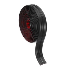 Wall Corner Protector 0.8 in x 3.3 Ft, Self Adhesive Wall Corner Guard, Black