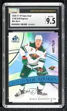2020 SP Game Used Authentic Rookies Blue Burst /199 Kirill Kaprizov CSG 9.5 0us4