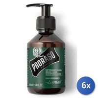 6X Proraso Detergente Barba 200 Ml