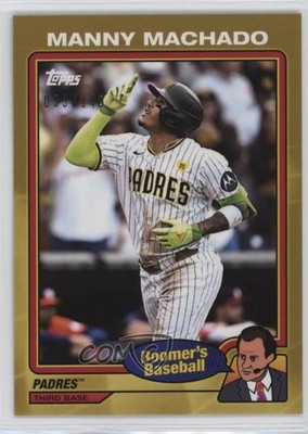 2024 Topps x Chris Berman Boomer's Baseball Gold /149 Manny Machado #62 0qw3