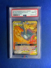 2019 Pokémon Sun & Moon Mltrs/Zpds/Artcn GX Hidden Fates #44 PSA 10 GEM MT