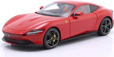 2019 Ferrari Roma Rosso Corsa 322 Red  in 1:18 scale w/showcase Individually Num