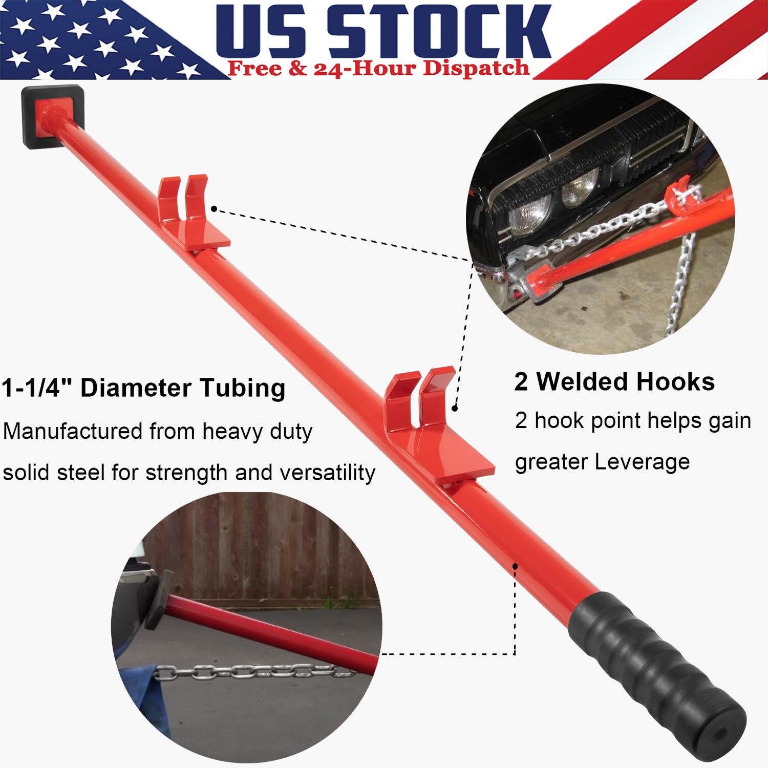 Auto Body Alignment Bar 77175 for Car Panel Bumper Alignment Repair Tool 52in