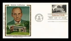 DR JIM STAMPS US COVER GROPIUS HOUSE ARCHITECTURE FDC COLORANO SILK CACHET