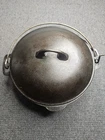 Wagner Ware 5Qt Dutch Oven Cast Iron Pot W/ Lid Wire Handle Vintage Made In USA