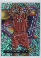 2023 Topps Cosmic Chrome Aqua Equinox Refractor 147/149 Rasheed Wallace #42 1bi0