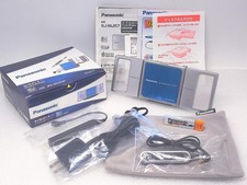 Panasonic SJ-MJ57-A Portable MD Player Blue w/Box Tested Used From Japan