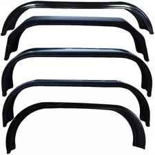 Trailer Twin Axle Tandem Mudguards Wings Fenders For 10” – 16” Wheels