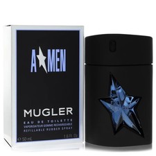 Thierry Mugler Angel Eau De Toilette Spray 1.7oz/50ml for Men Refillable Rubber