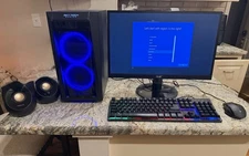 Skytech Blaze II Bundle with Acer 24” Monitor and Creative Pebble Speakers Used