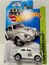 Hot Wheels Volkswagen Beetle 2014 Herbie the Love Bug International Card