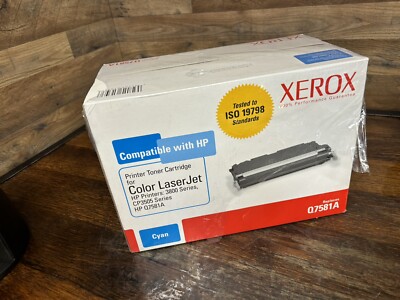 Xerox 6R1343 Cyan Premium Compatible Toner Cartridge, Replaces Q7581A, 503A NEW