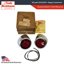 1961 Dodge Dart Phoenix Pioneer Quarter Panel Tail Lamp Pair 2298756 NOS.