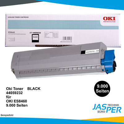ORIGINAL Oki Toner Black 44059232 ES8460 ES-8460 9.000 Seiten NEU OVP