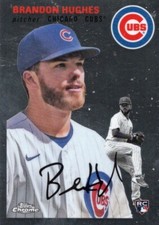 2023 TOPPS CHROME PLATINUM  BRANDON HUGHES RC #77