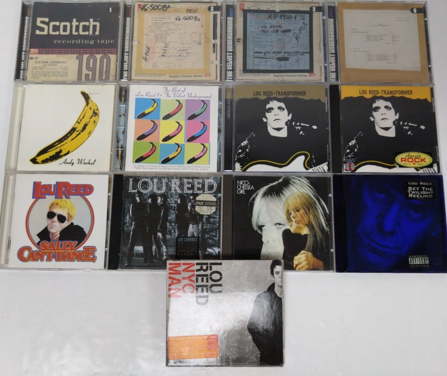 Lou Reed & Velvet Underground CD Lot - Nico, Transformer, New York  K Y930