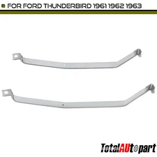 2Pcs Steel Gray Fuel Tank Straps for Ford Thunderbird 61-63 6.4L 6.6L 6.7L 7.0L