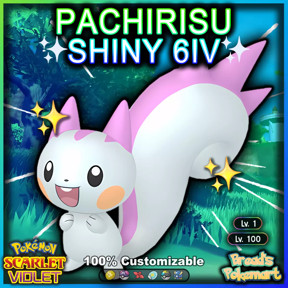 Pokémon Scarlet and Violet ✨SHINY✨ Mimikyu W/ Best 6IV +