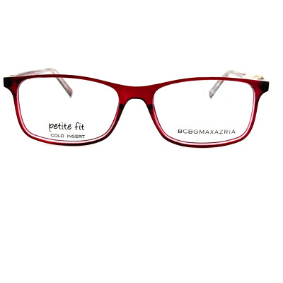 BCBG MAXAZRIA Petite Red Mirella Red Laminate 49/15/130 FULL RIM H12696
