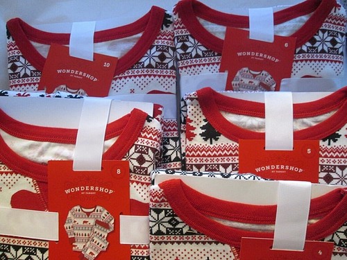 New w/Tag ❤️Target Kids ❤️Size 5 Holiday Pajama Set Snowflakes Trees 2pc PJ's - Picture 4 of 14