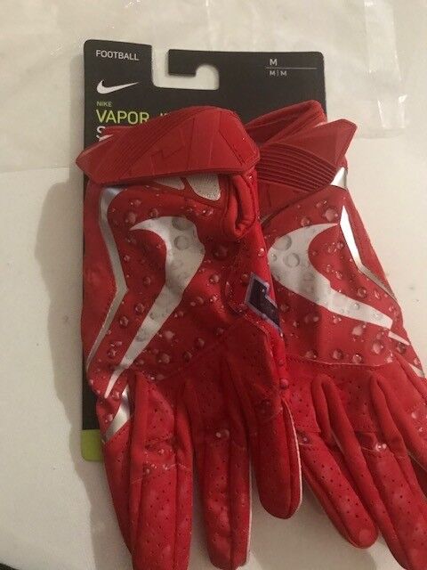 Supreme Nike Vapor Jet 4.0 Football Gloves Red Medium FW18 - Authentic Sold  Out