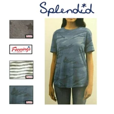 Splendid Ladies' Short Sleeve Crew Neck Top Shirt  | L12