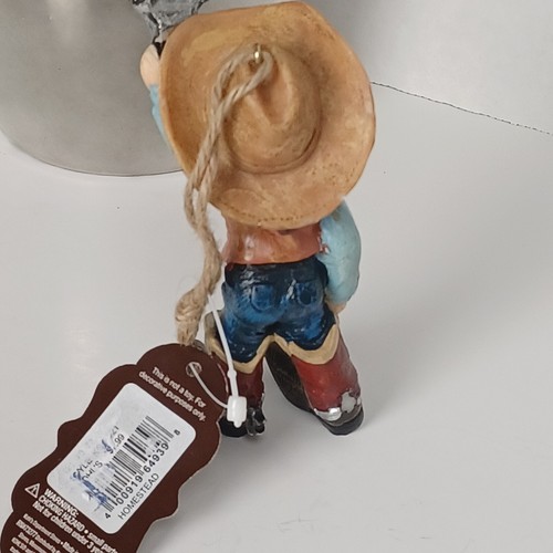 NWT Cowgirl Homestead St Nicholas Square Christmas Ornament NOS READ - Picture 4 of 6